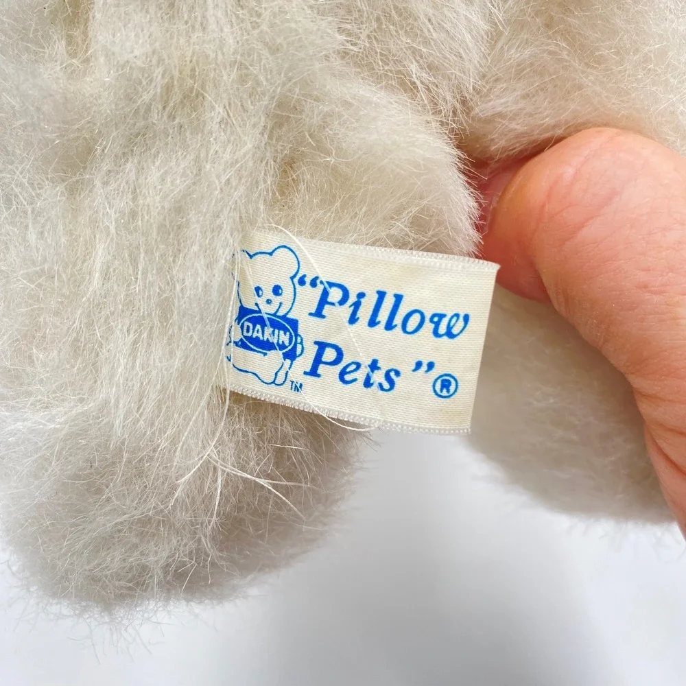 Vintage 1977 Dakin Pillow Pets Husky Dog Wolf Plush Realistic 13